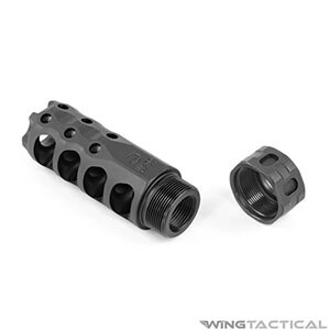 Precision Armament Hypertap muzzle brake for 9mm and .350 legend rifles