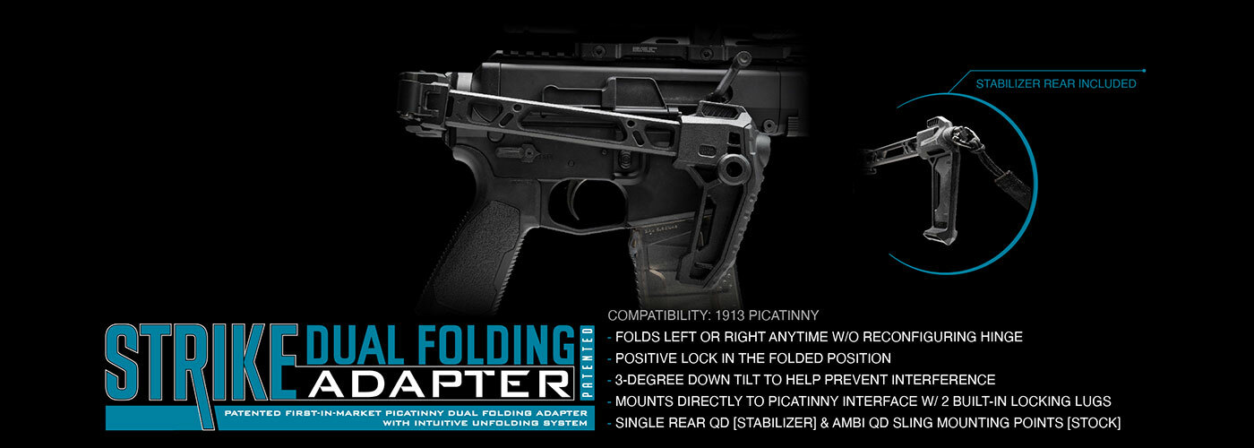 strike dual folding adapter banner