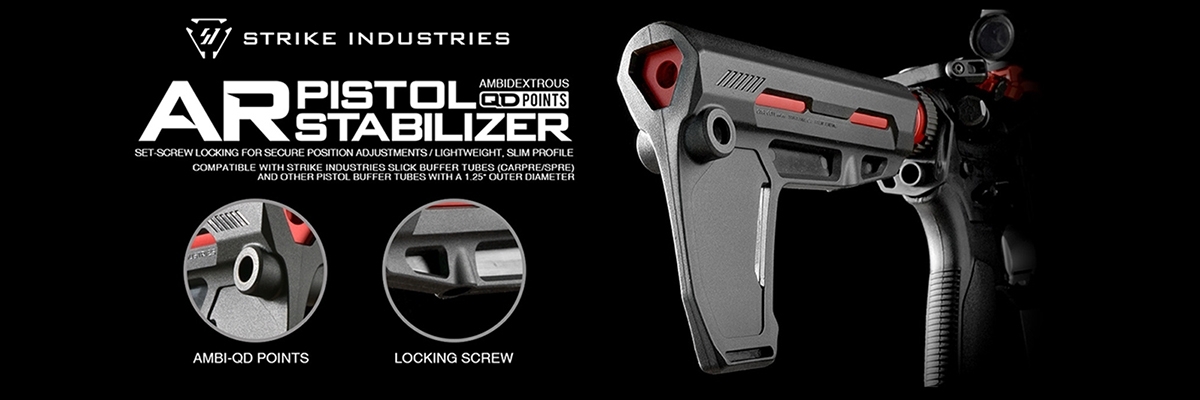Strike Industries AR stabilizer banner