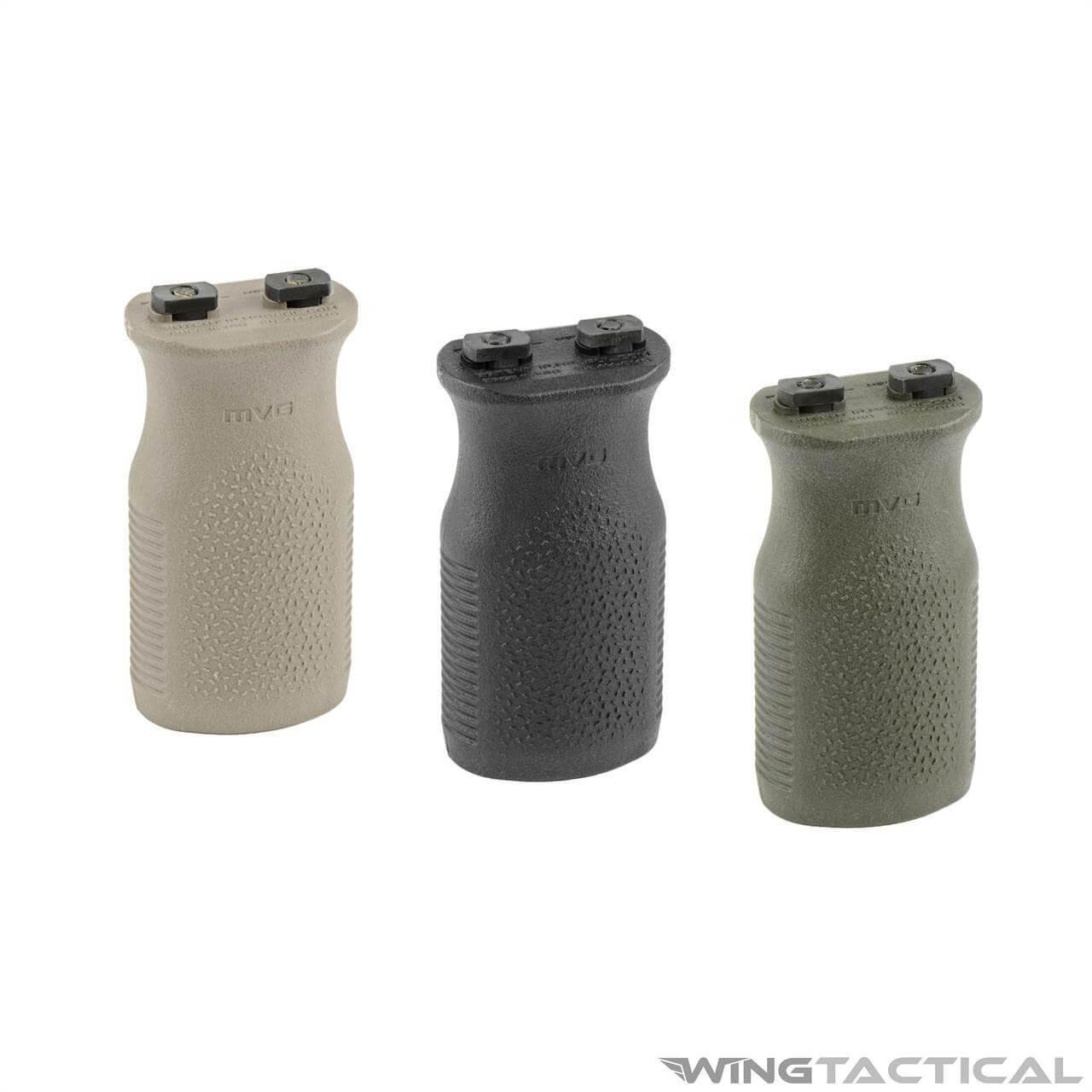 Vertical foregrips in several colors