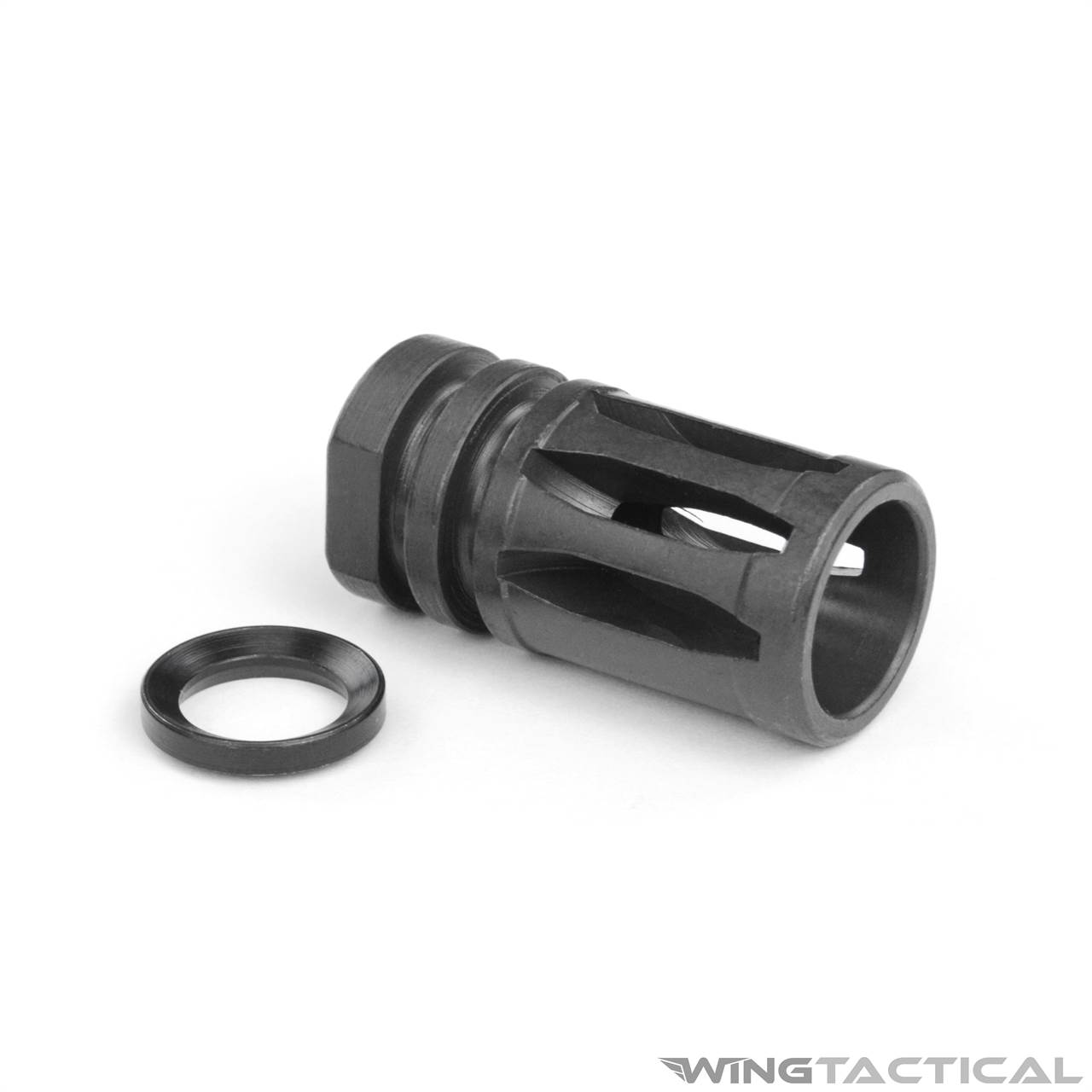 1/2X28 THREAD SPIKE STYLE MUZZLE BRAKE-COLOR OPTIONS