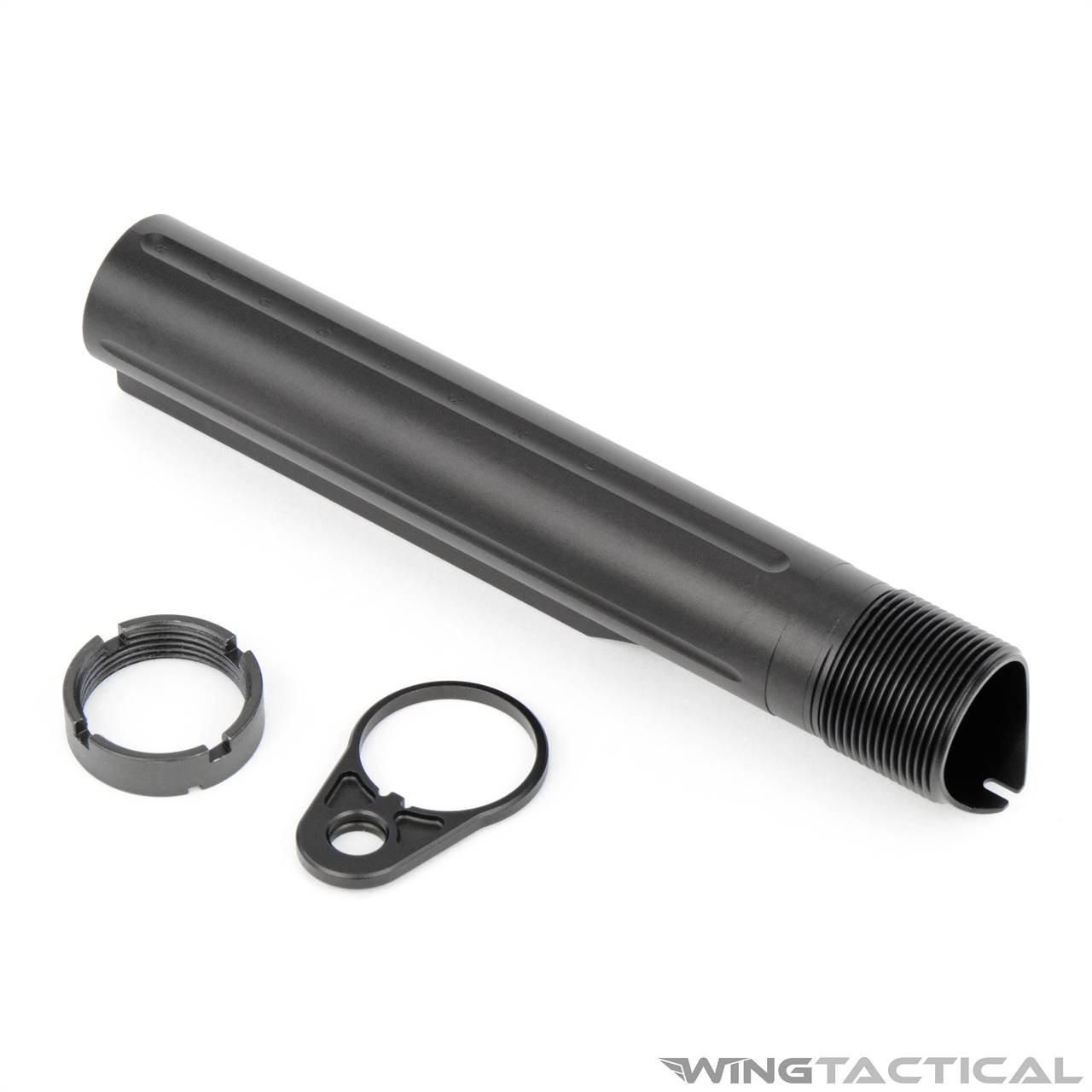 2A Armament Mil-Spec AR-15 Buffer Tube Assembly (8-Position