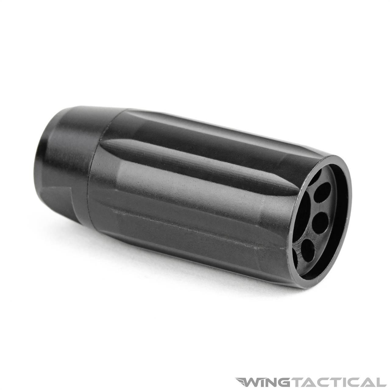 Estensione Canna Filettata 5/8x24 TPI – Compensatore Tubo Alluminio Solido Con 6 Fori Per .308 300BLK 7.62 – Pezzo Di Ricambio