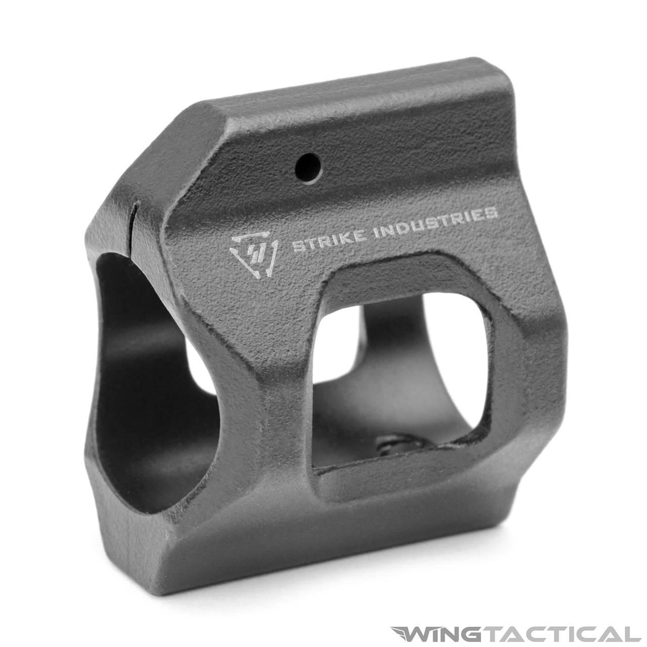 Strike Industries Enhanced Low Profile Steel AR Gas Block | Wing