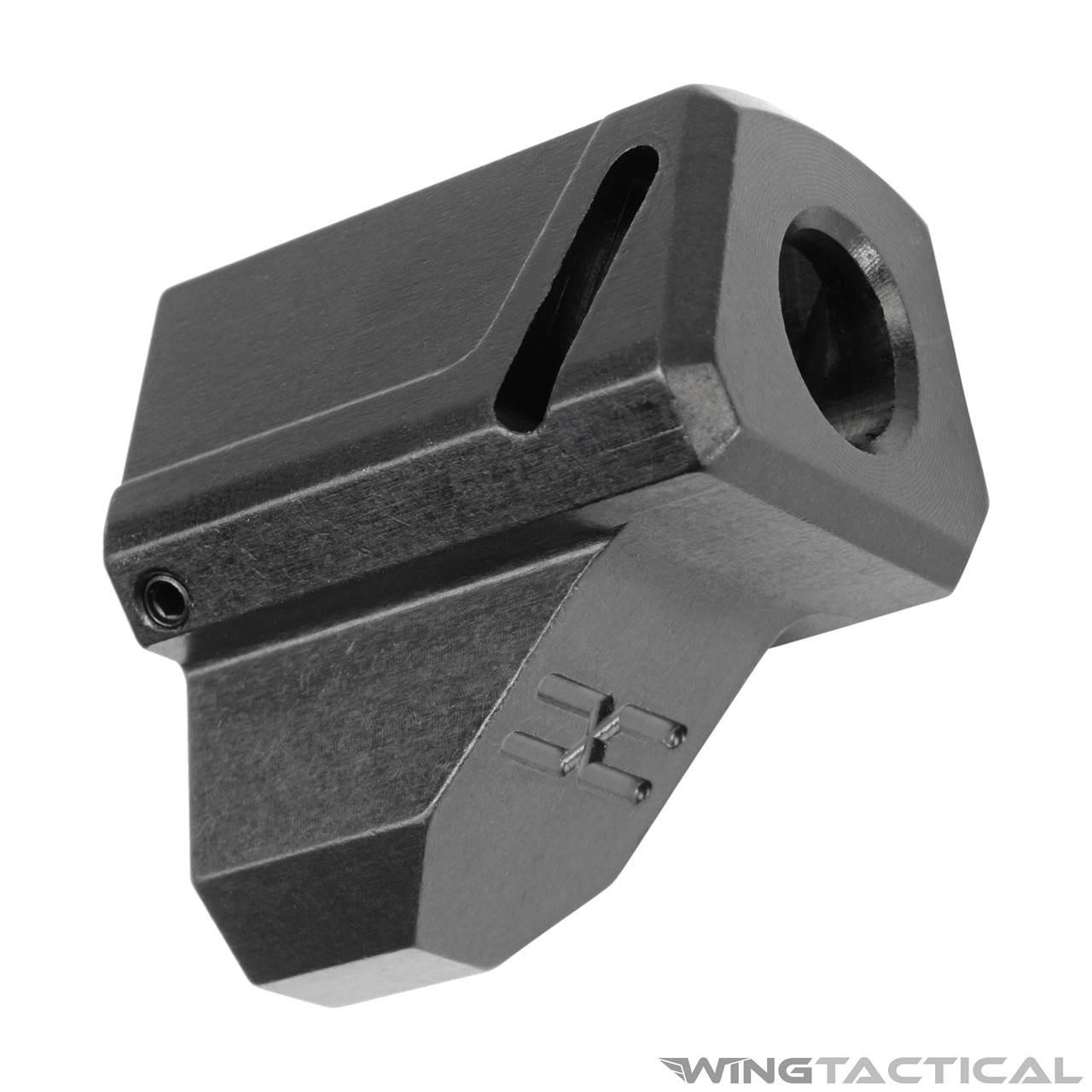Faxon Firearms EXOS-515 Pistol Compensator For Sig Sauer P320 – 9mm, Black