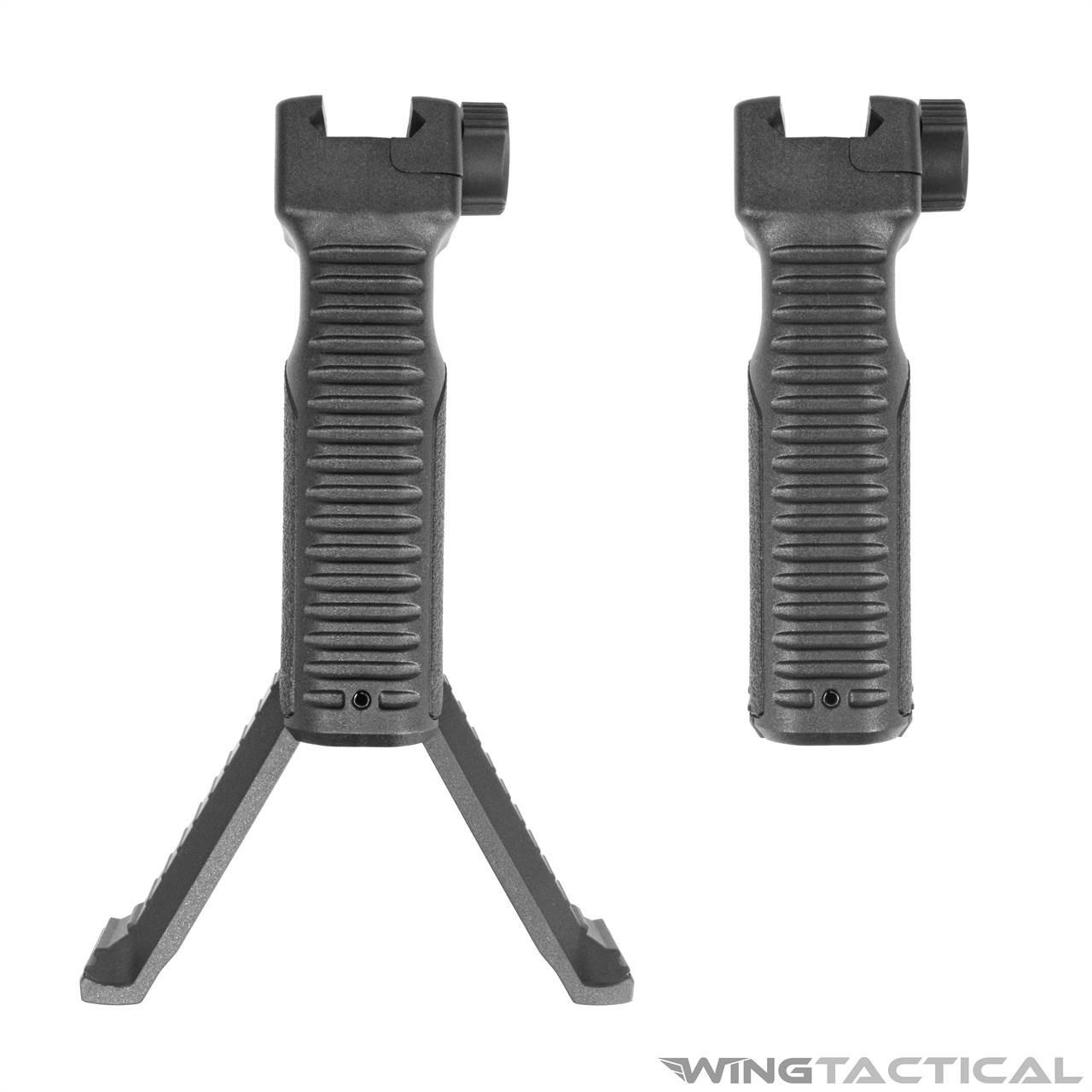 AIM GRIP BIPOD カーボンファイバー.スチール製 Strike Industries AR-15 Foregrip Bipod | Bipod Foregrip For Sale