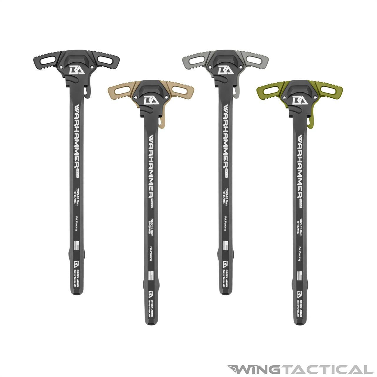 Breek Arms WARHAMMER Micro AR-15 Ambi Charging Handle | Wing Tactical