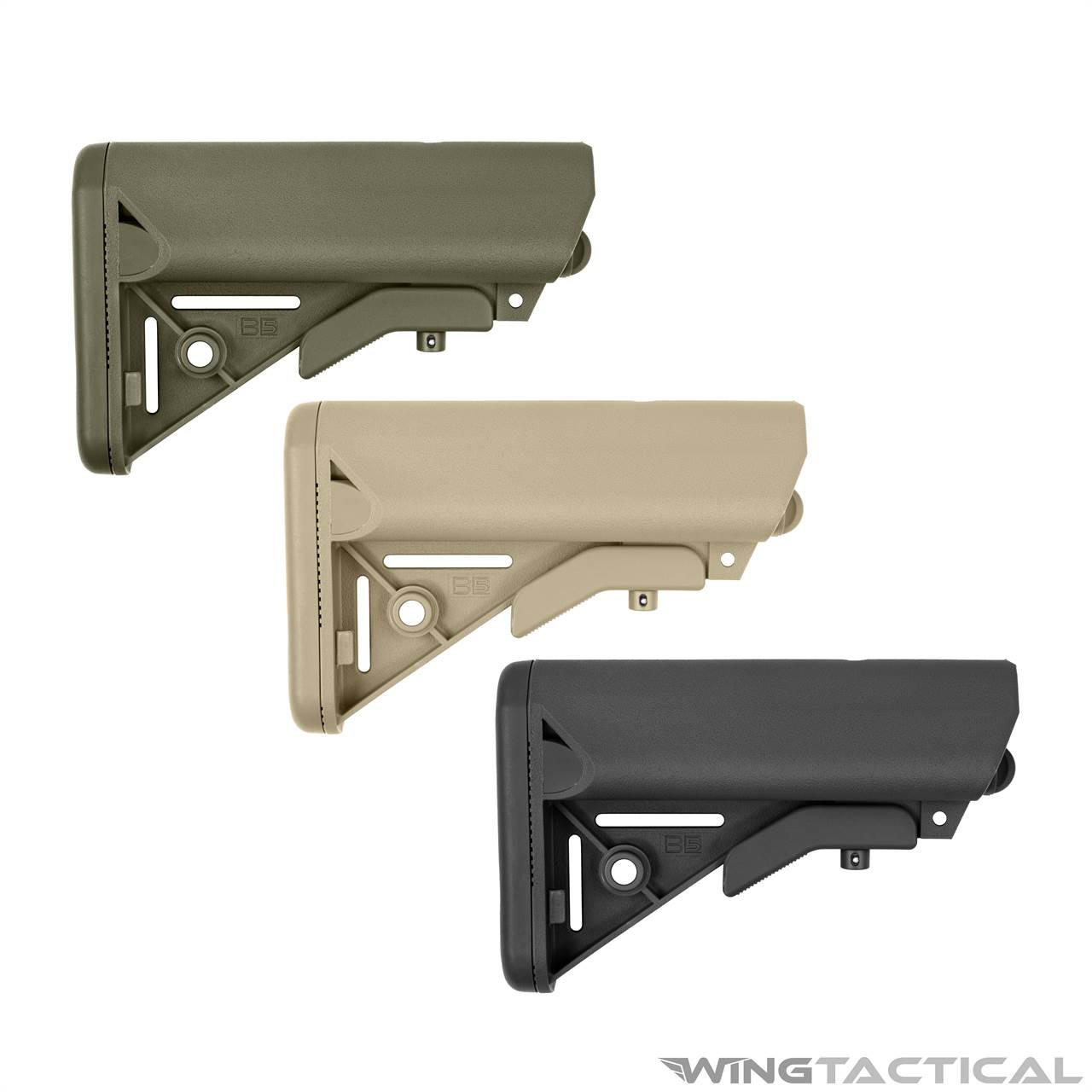 【実物】B5 systems Sopmod stock BK B5 Systems Enhanced SOPMOD Stock: Black
