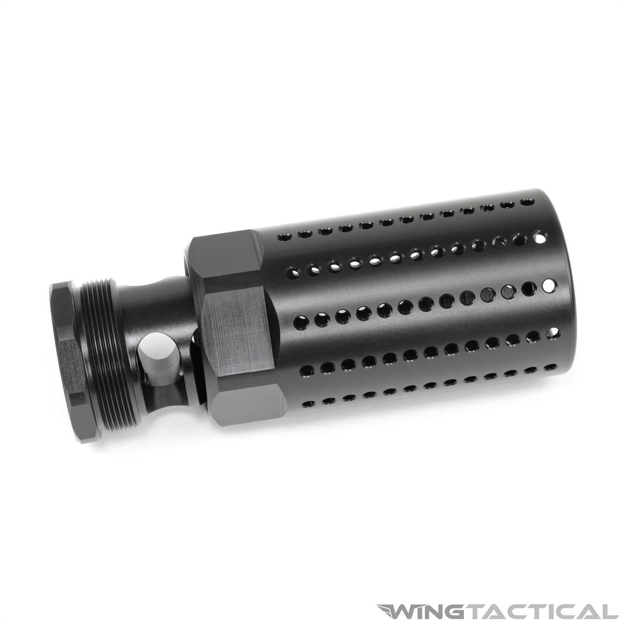 Rex Silentium MG Black Shroud 5.56 Muzzle Device Set | Wing Tactical