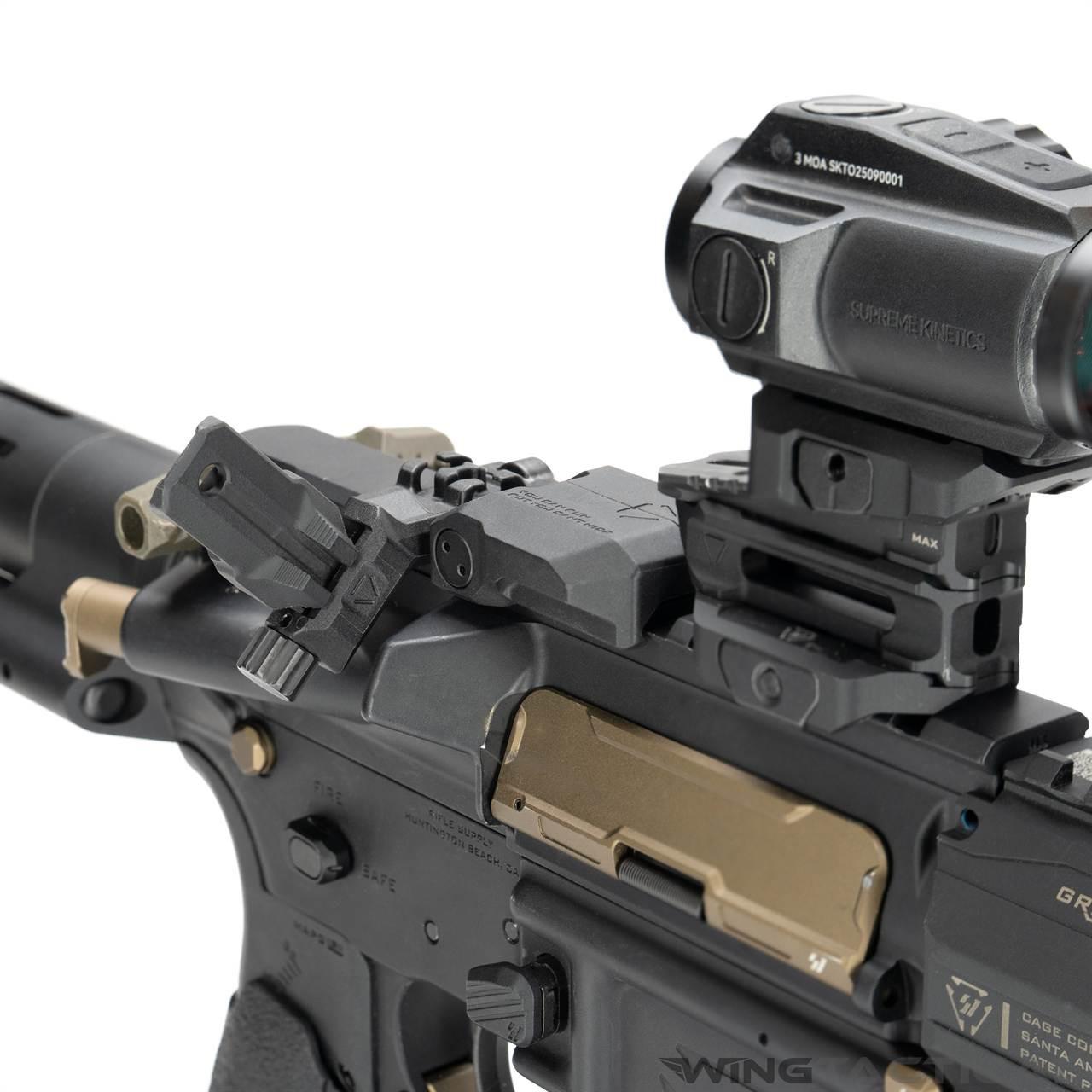 Strike Industries Polymer 45-Degree Offset Flip-Up Sights | Wing