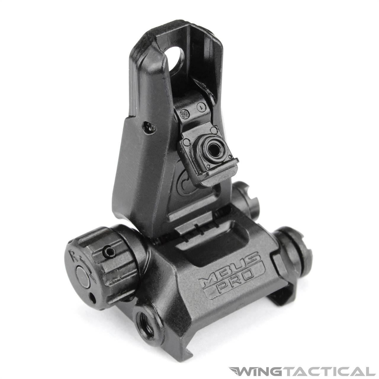 実物Magpul MBUS Pro（Front.Rear） Magpul Industries MBUS Pro Flip Up Front and Rear - 1 out of