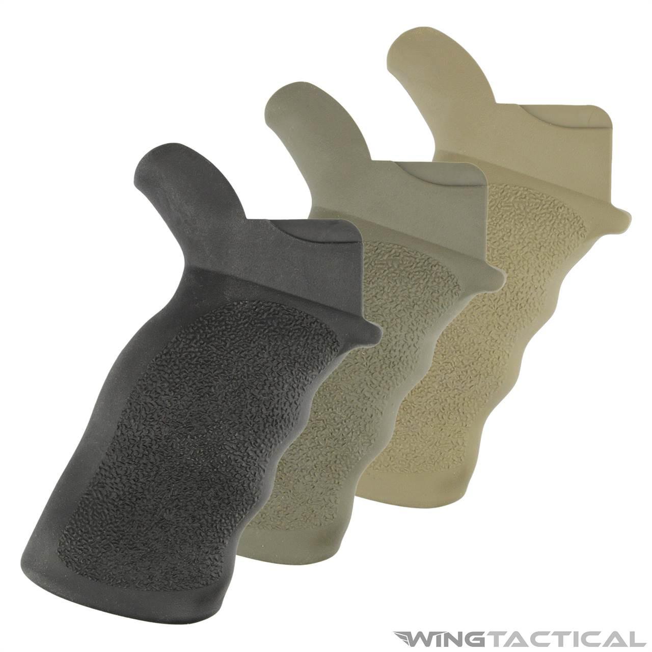 ERGO Tactical Deleux Grip | ERGO AR15 Grip for large Hands | Wing
