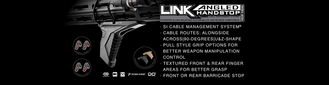 Strike Industries LINK Angled Handstop w/ Cable Management System