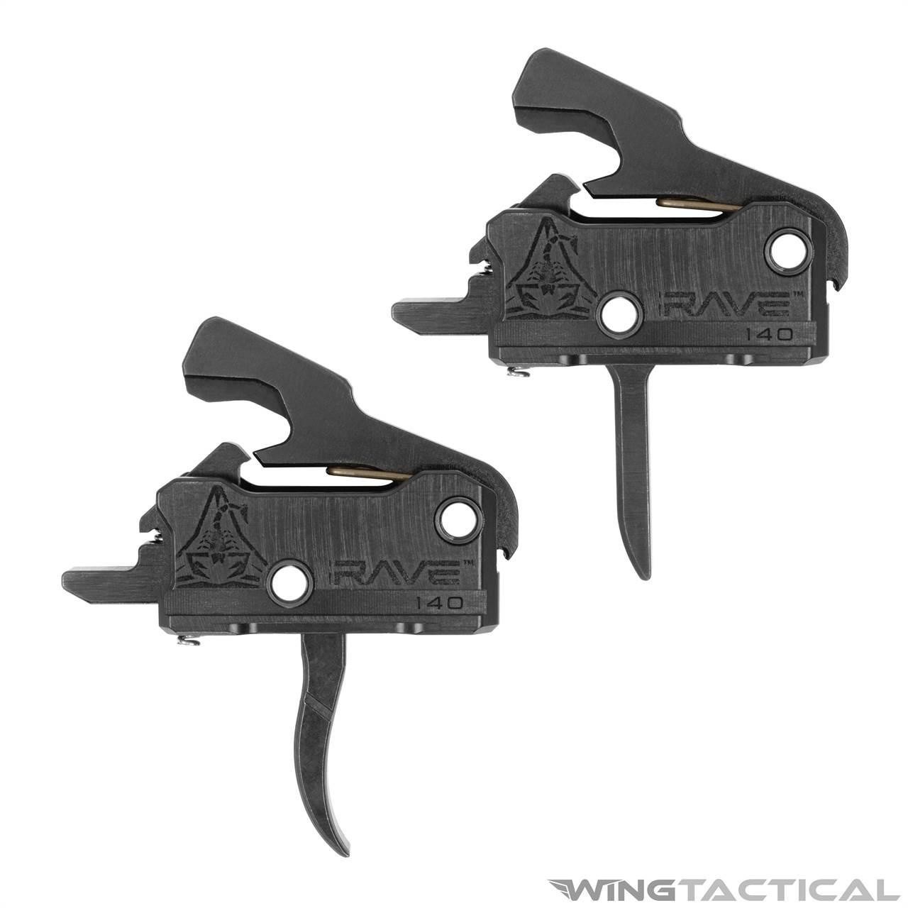 Rave 140 Flat and Curved Trigger