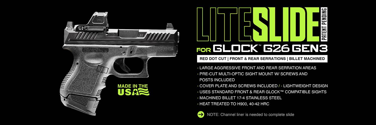 Strike Industries LITESLIDE for GLOCK G26 GEN3