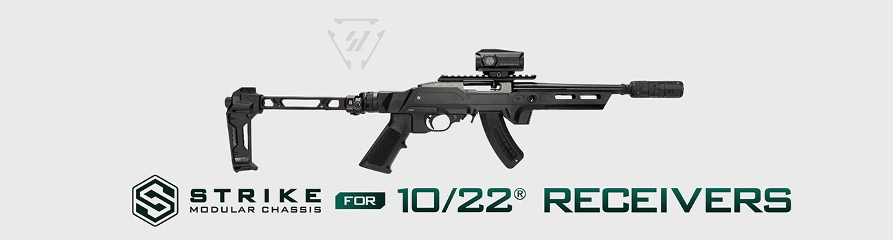 Strike Industries Ruger 1022 Modular Chassis Banner