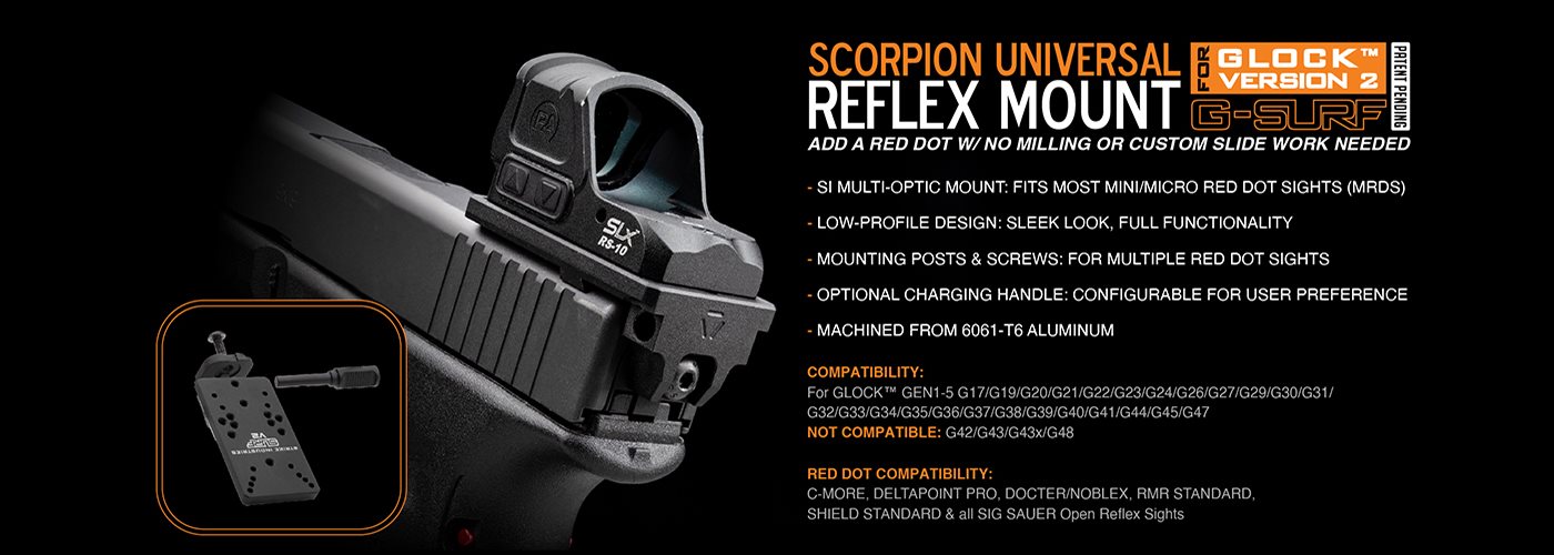 Strike Industries V2 Scorpion Universal Reflex Mount for Glock