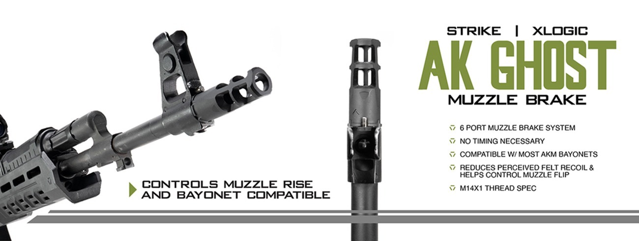 Strike Industries XLogic AK Ghost Muzzle Brake Banner