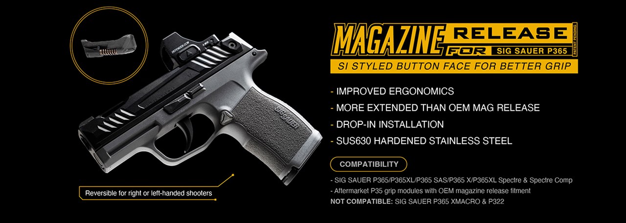 Strike Magazine Release for SIG SAUER P365