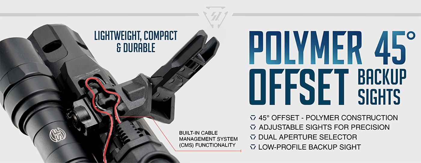 Strike Polymer 45&deg; Offset Backup Sights Banner