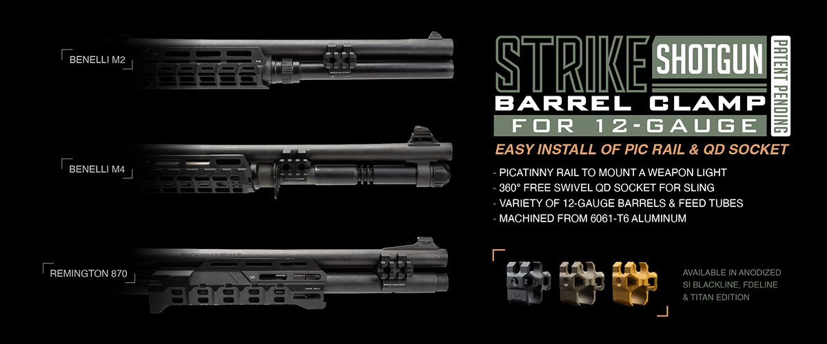 Strike Shotgun Barrel Clamp for 12-Gauge