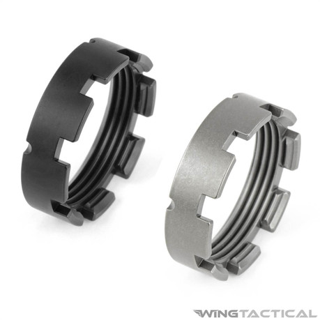 V Seven Lightweight Titanium Castle Nut | Wing Tactical