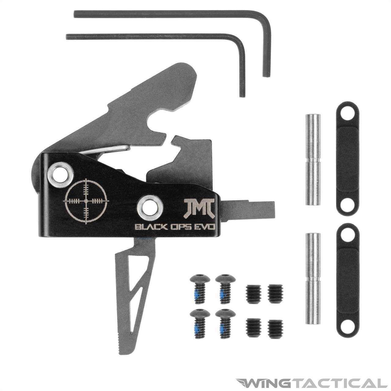 AR-15 Anti-Rotation Pin Set in Anodized Clear Aluminum