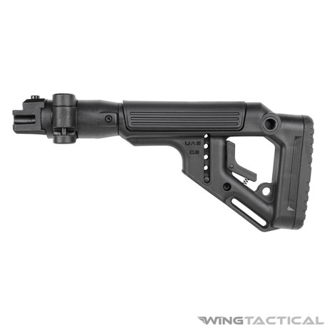 FAB Defense AK/AKM/AKS/AKMS Folding Stock w/ Cheek Riser