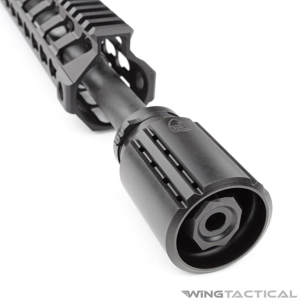 5.56 muzzle brake recessed inside handguard