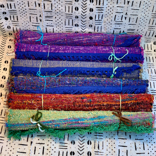 Upcycled Silk Sari Placemats