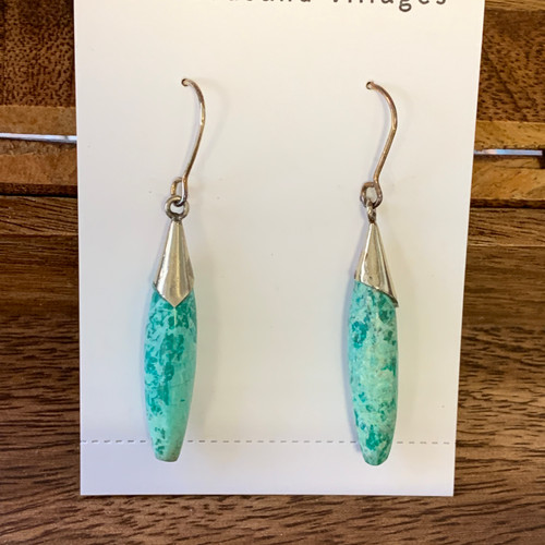 Turquoise Oval Earrings