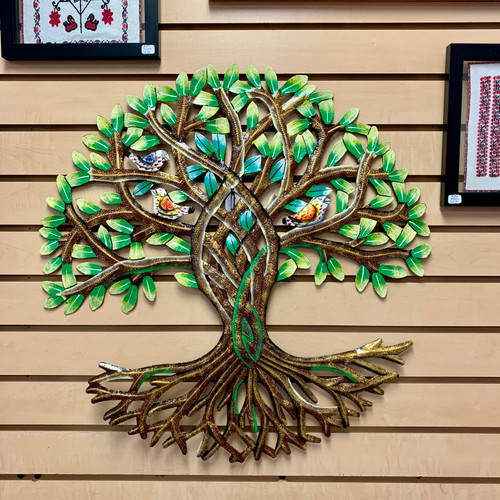 Rooted Leafy Tree Wall Art