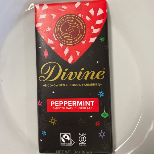 Dark Chocolate Peppermint Bar - 3oz