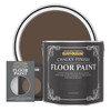 Floor Wood & Concrete Paint, Chalky Finish - Coffee Bean