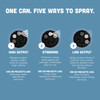 Switch 5 in 1 Nozzle Multi Surface Topcoat Decorative Spray Paint Aerosol 400ml Soft Rose Matt Finish