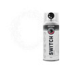 Switch 5 in 1 Nozzle Multi Surface Topcoat Decorative Spray Paint Aerosol 400ml White Satin Finish