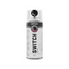 Switch 5 in 1 Nozzle Multi Surface Topcoat Decorative Spray Paint Aerosol 400ml White Satin Finish