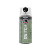 Switch 5 in 1 Nozzle Multi Surface Topcoat Decorative Spray Paint Aerosol 400ml Woodland Green Matt Finish