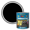 Chalkboard Paint, Water Based Magnetic Matt Finish - Black 750ml