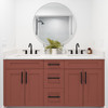 Bathroom Wood & Cabinet Paint, Satin Finish - FIRE BRICK