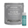 Floor Tile Paint, Matt Finish - Blue Silk 2.5L
