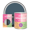 Interior Wood Paint, Satinwood - Blueprint