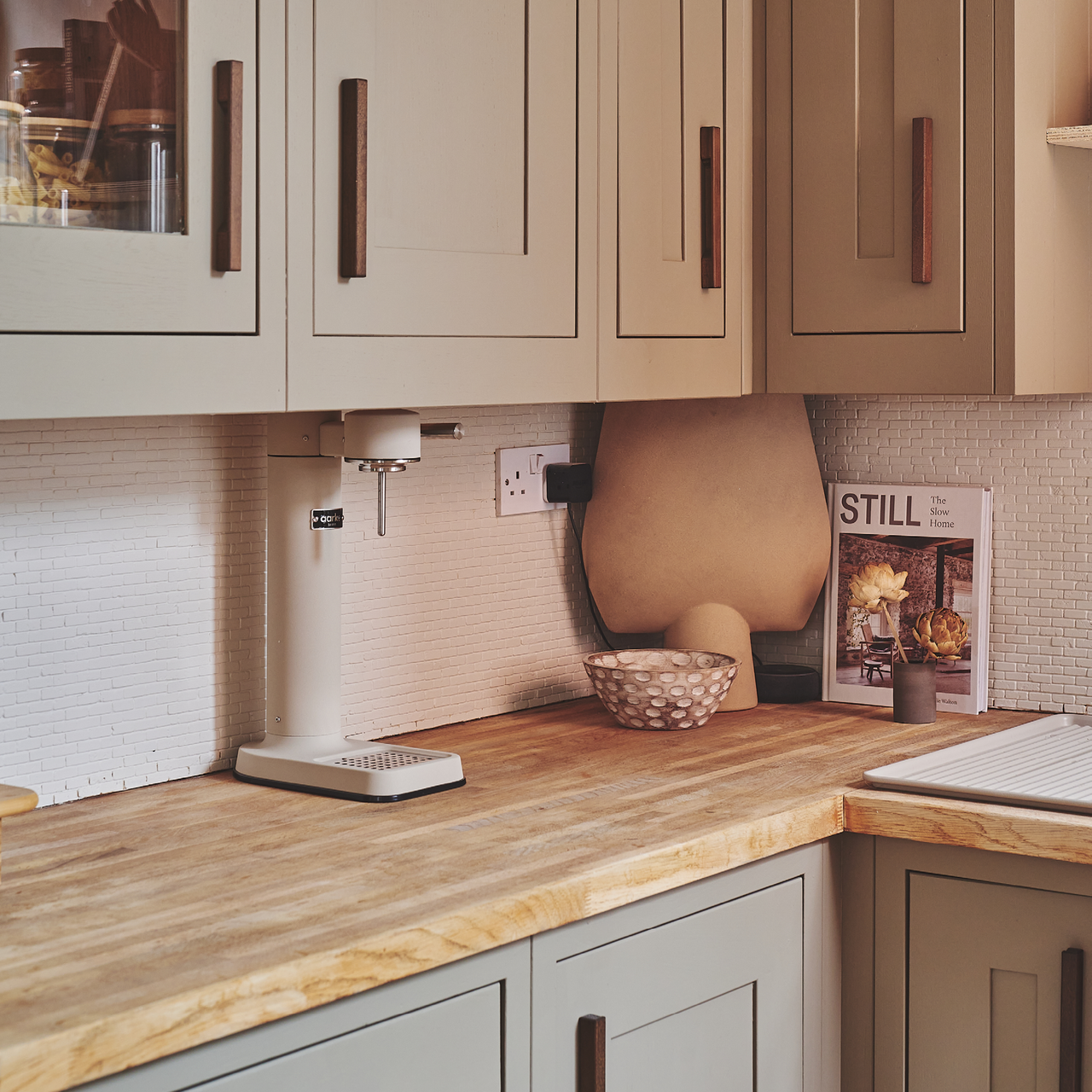 Cafe Luxe Kitchen Cupboard Paint Matt Brown Finish