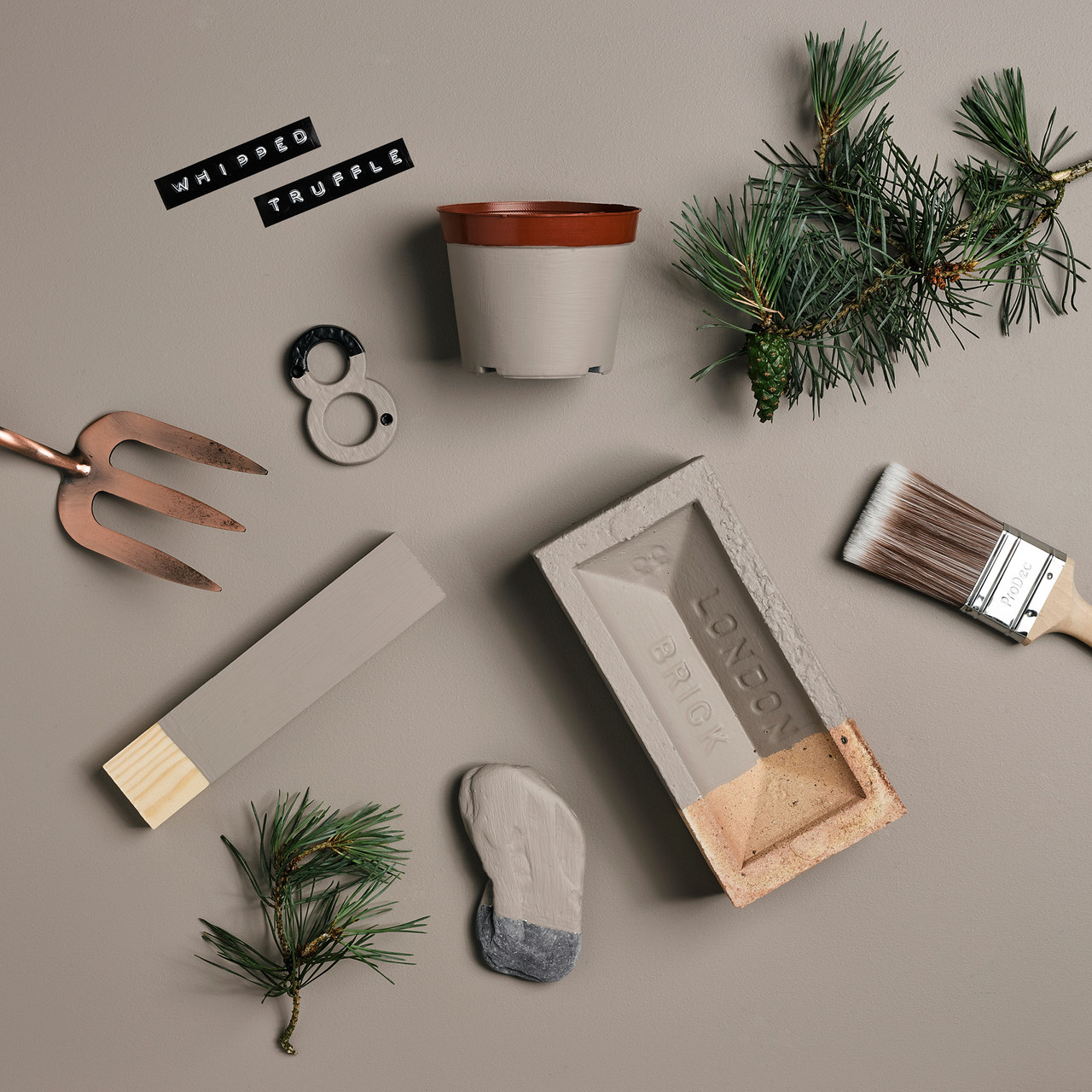 Whipped Truffle Garden Paint - Matt Brown | Rust-Oleum