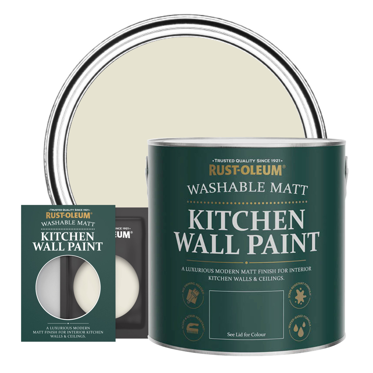 Oyster Kitchen Wall Ceiling Paint Matt Off White