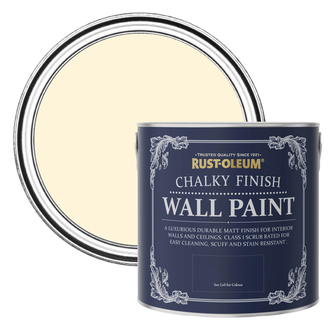 Wall & Ceiling Paint - Clotted Cream 2.5L