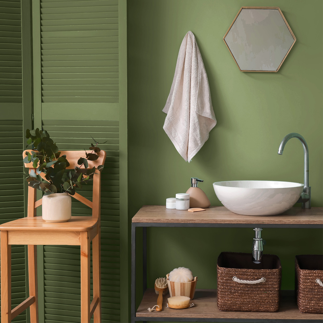 Green Bathroom Paint Rust Oleum All Green Matt Bathroom Wall & Ceiling