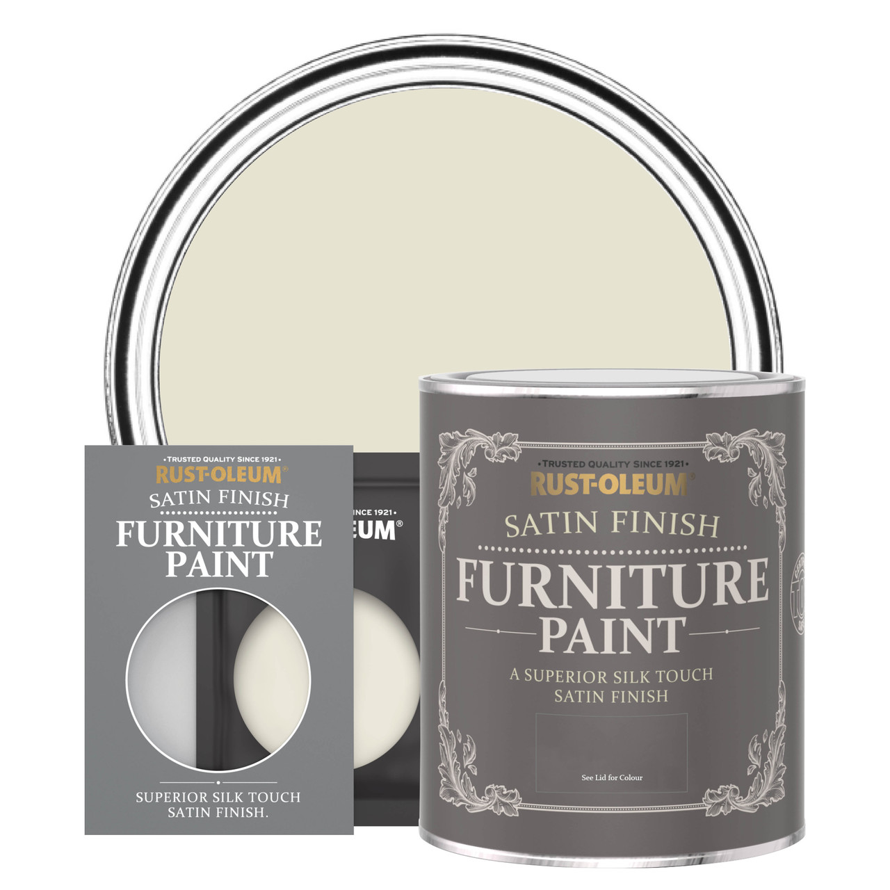 Rust-Oleum Metallic Finish Furniture Paint Gold 750ml : .co