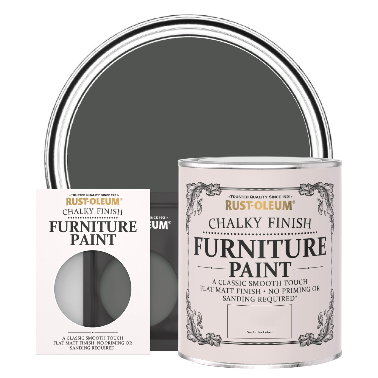 Graphite shop furniture paint