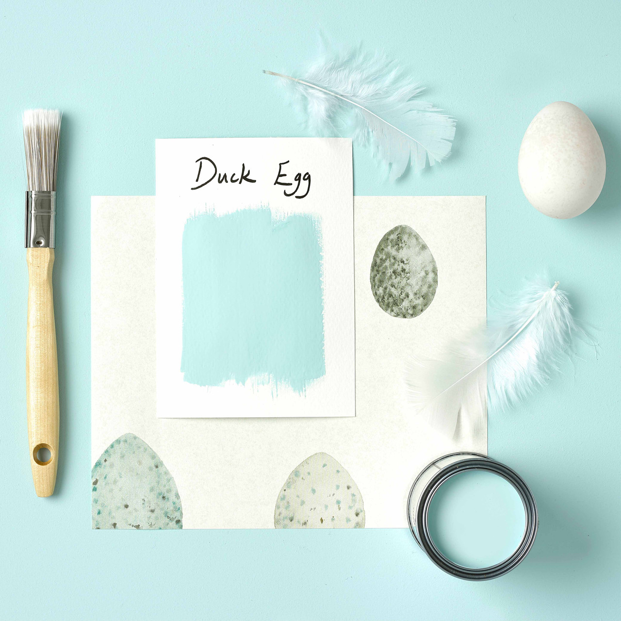 Duck Egg Kitchen Wall & Ceiling Paint - Matt Blue